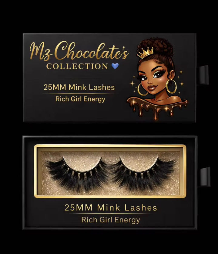 25MM Mink Lashes – Rich Girl Energy